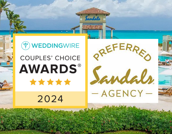 Awards for our Sandals Resorts Travel Agents